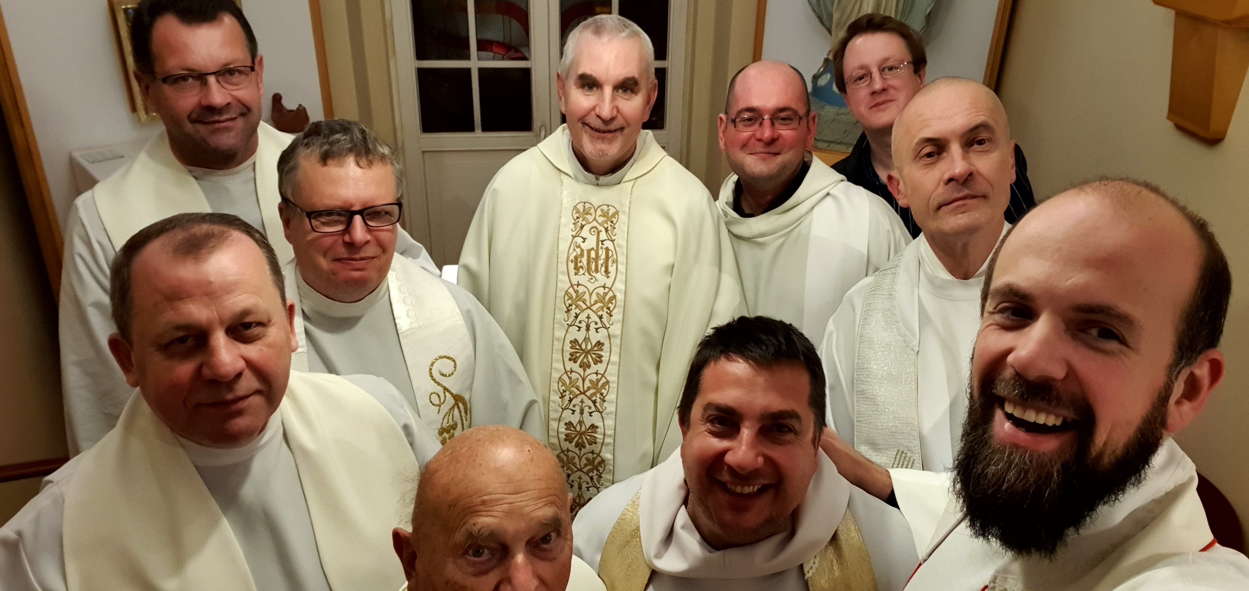 Nasza jezuicka wspólnota razem z Prowincjałem o. Tomaszem Ortmannem SJ